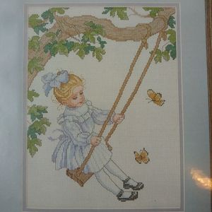 Cross Stitch Kit Swingtime - NWT Vintage